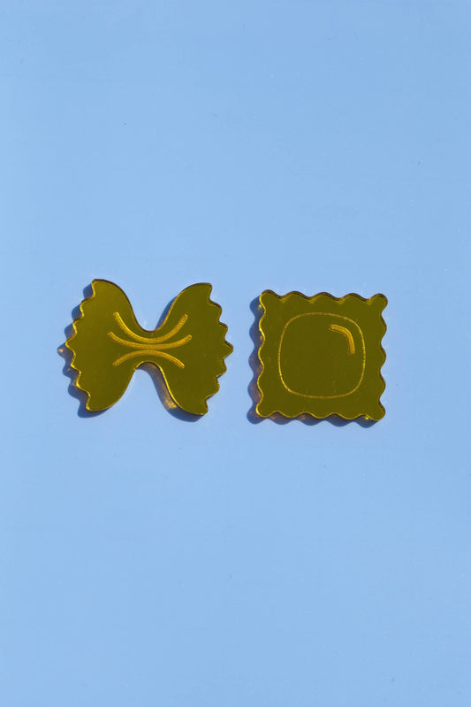 Pasta Shell Hair Clips - Set of 2