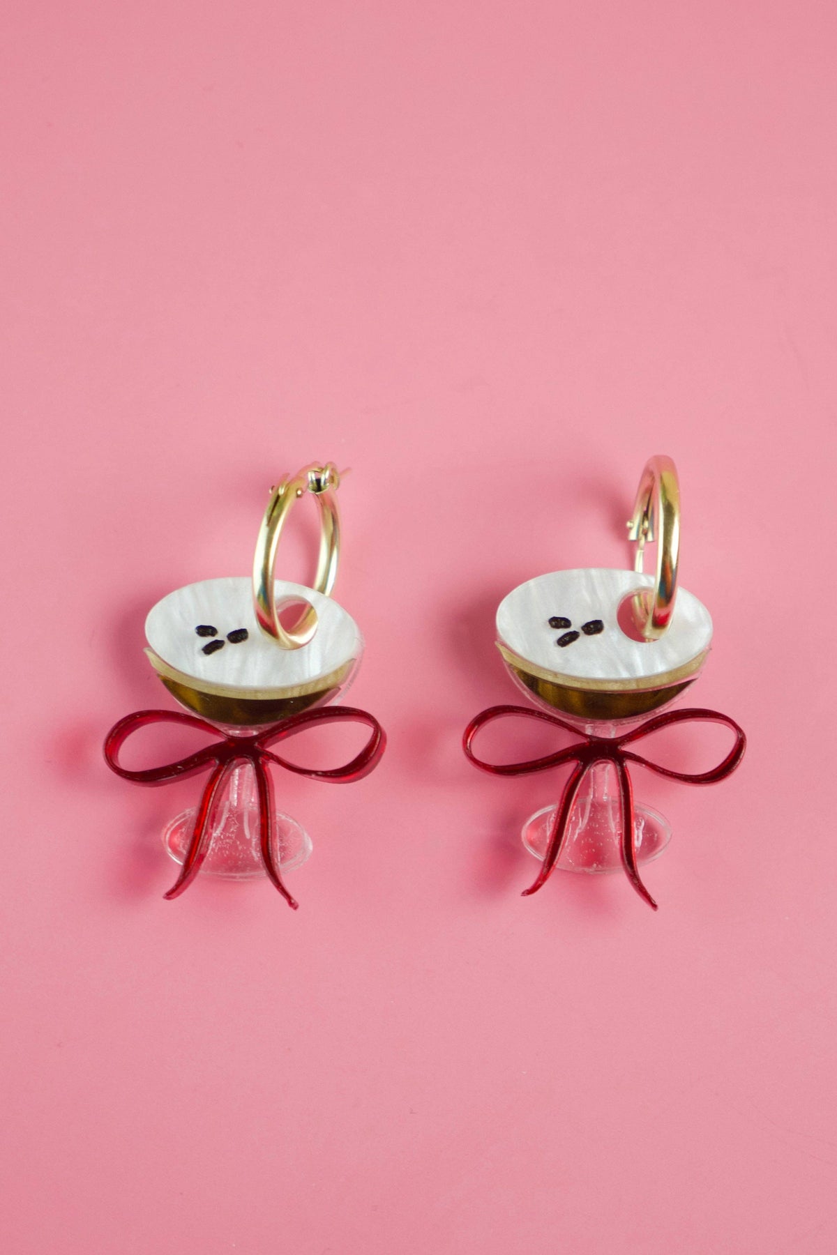 Espresso Martini Hoop Earrings