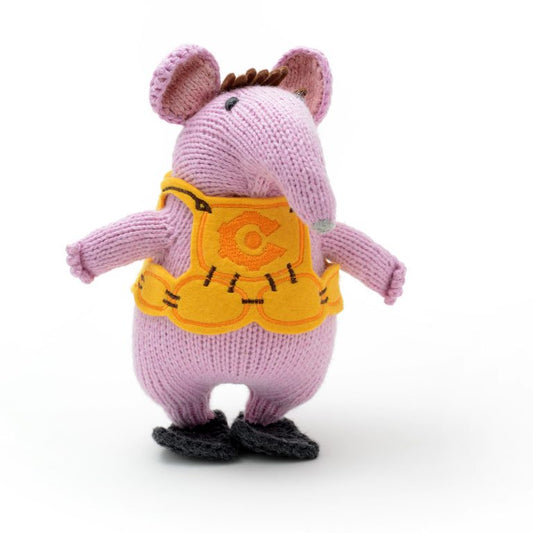 Major Clanger Soft Toy – Hand Knitted in Organic Cotton
