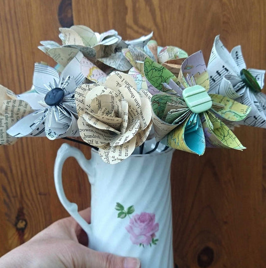 Upcycled Paper Flower Workshop With Liz Turner (Lets Be Cats Jewellery)