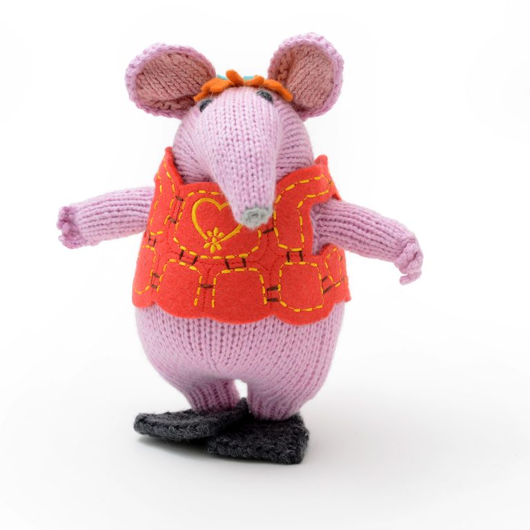 Mother Clanger Soft Toy – Hand Knitted in Organic Cotton