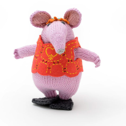 Mother Clanger Soft Toy – Hand Knitted in Organic Cotton