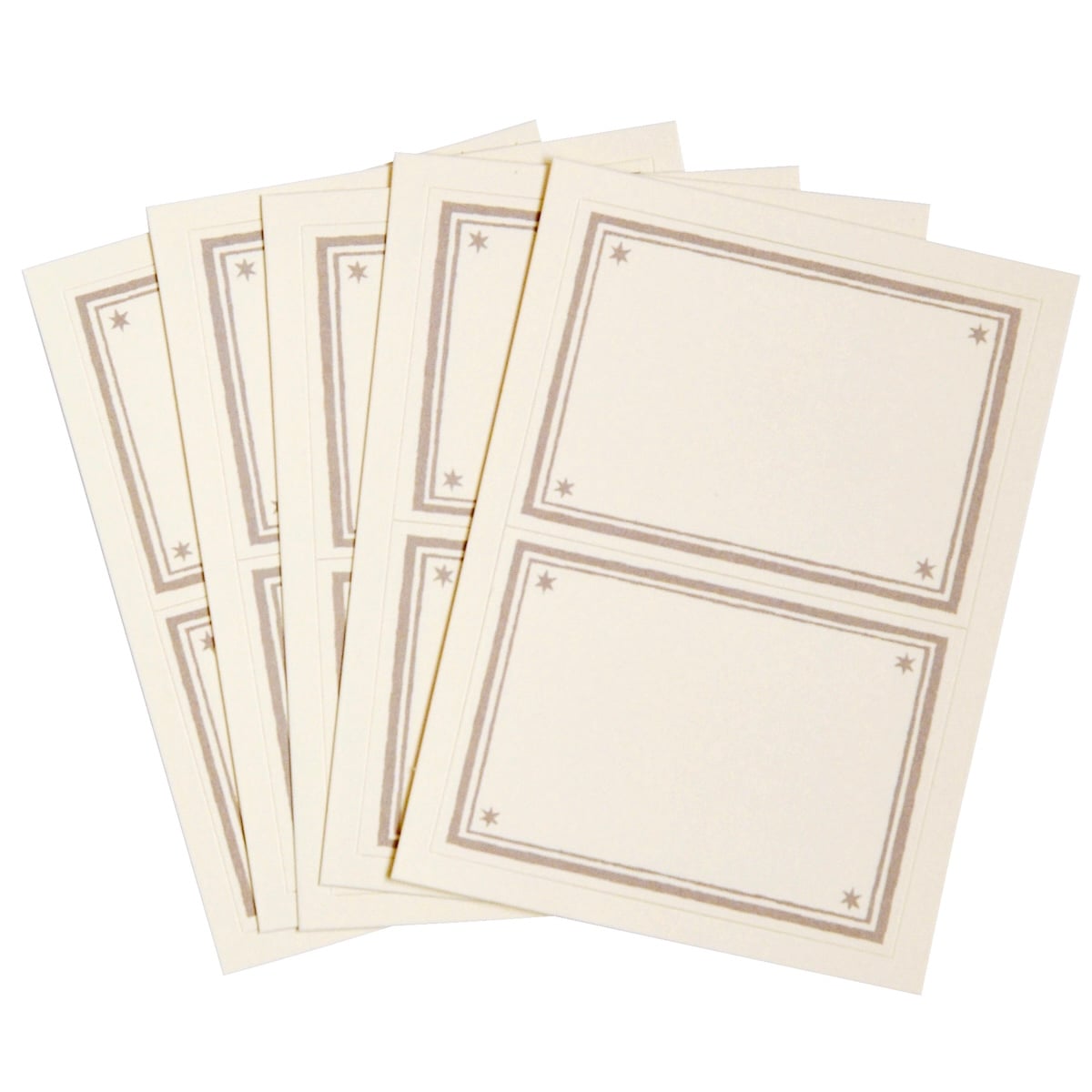 Packet of 10 Large Self-Adhesive Labels