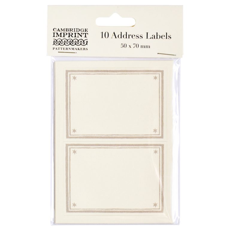 Packet of 10 Large Self-Adhesive Labels