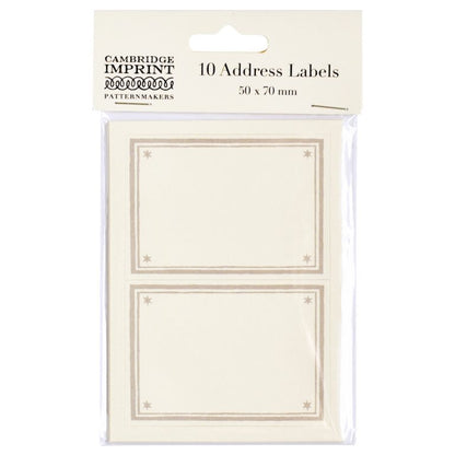 Packet of 10 Large Self-Adhesive Labels