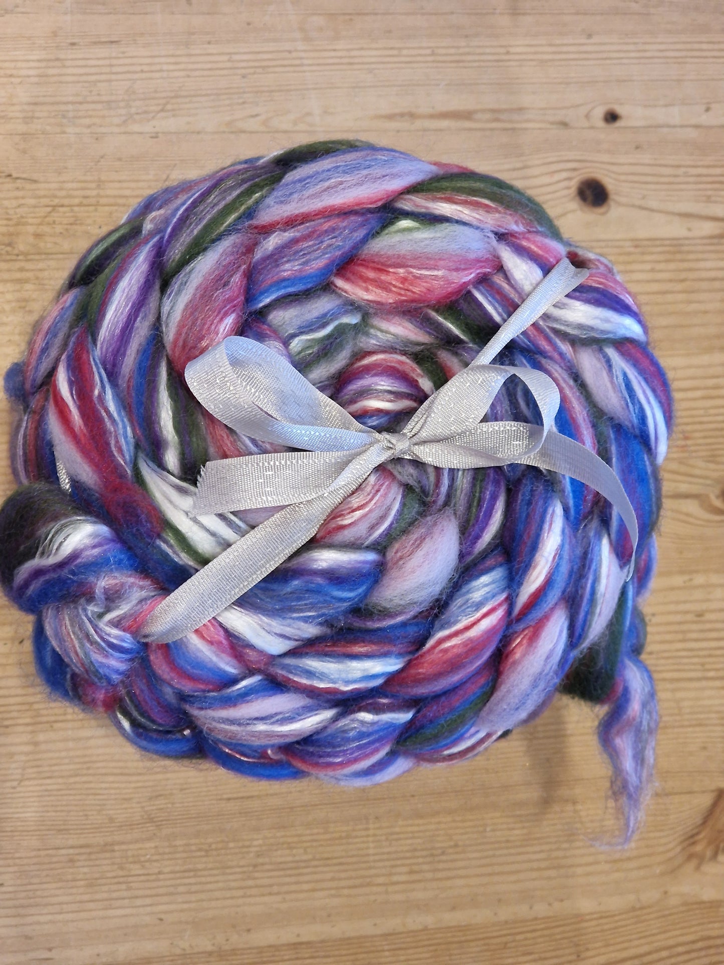 Ashford Merino and Mulberry Silk Fibre 100g