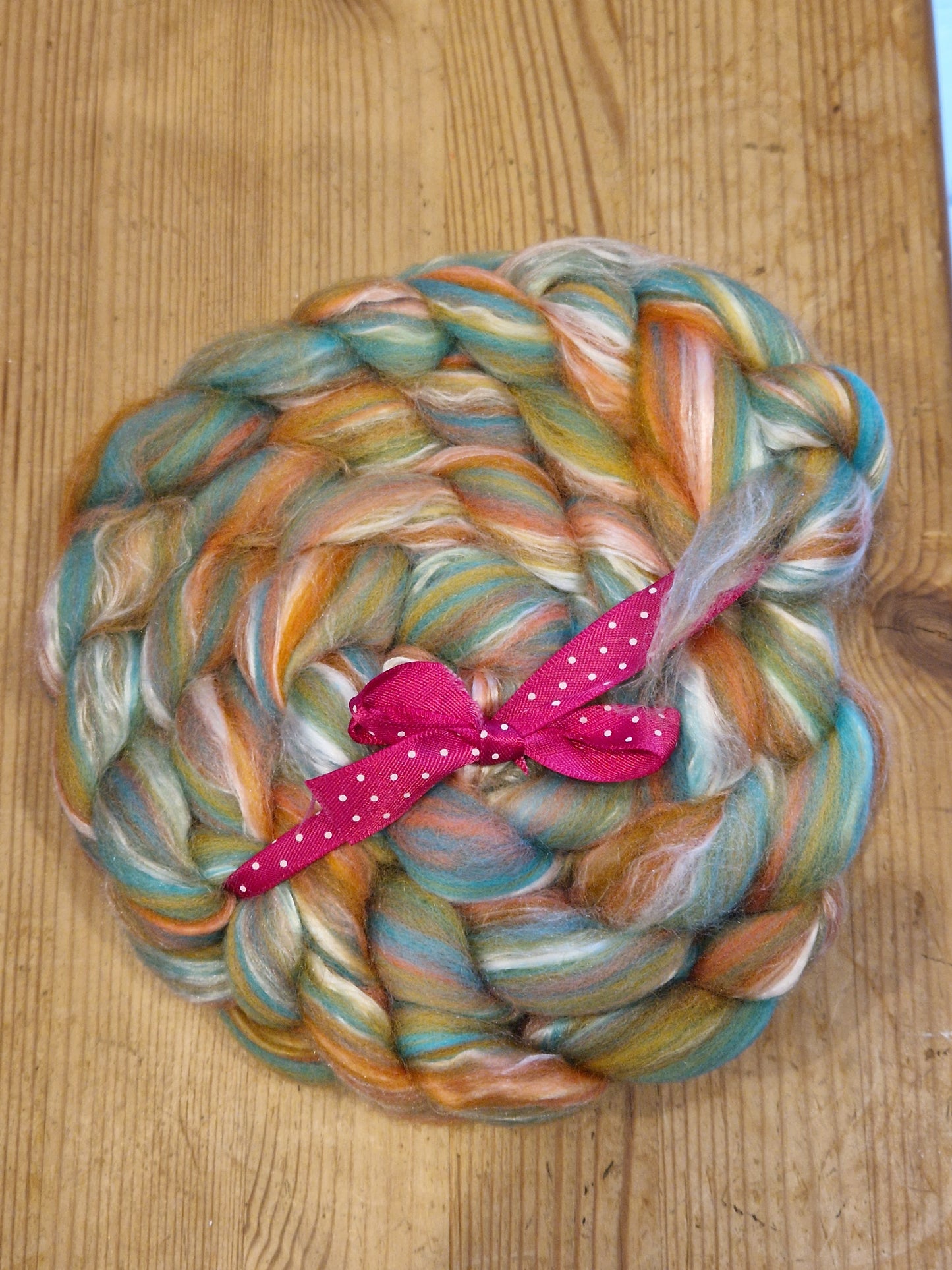 Ashford Merino and Mulberry Silk Fibre 100g