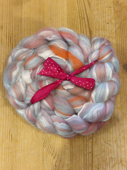 Ashford Merino and Mulberry Silk Fibre 100g