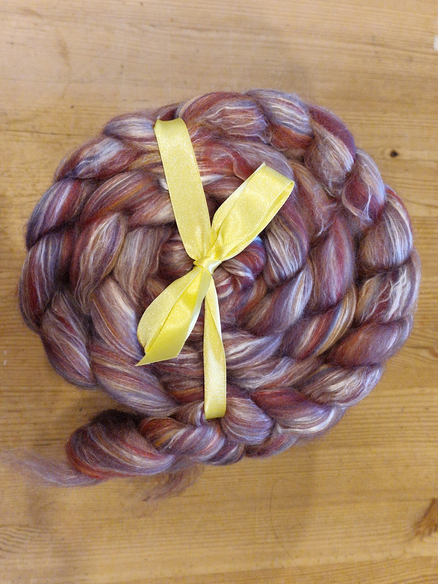 Ashford Merino and Mulberry Silk Fibre 100g