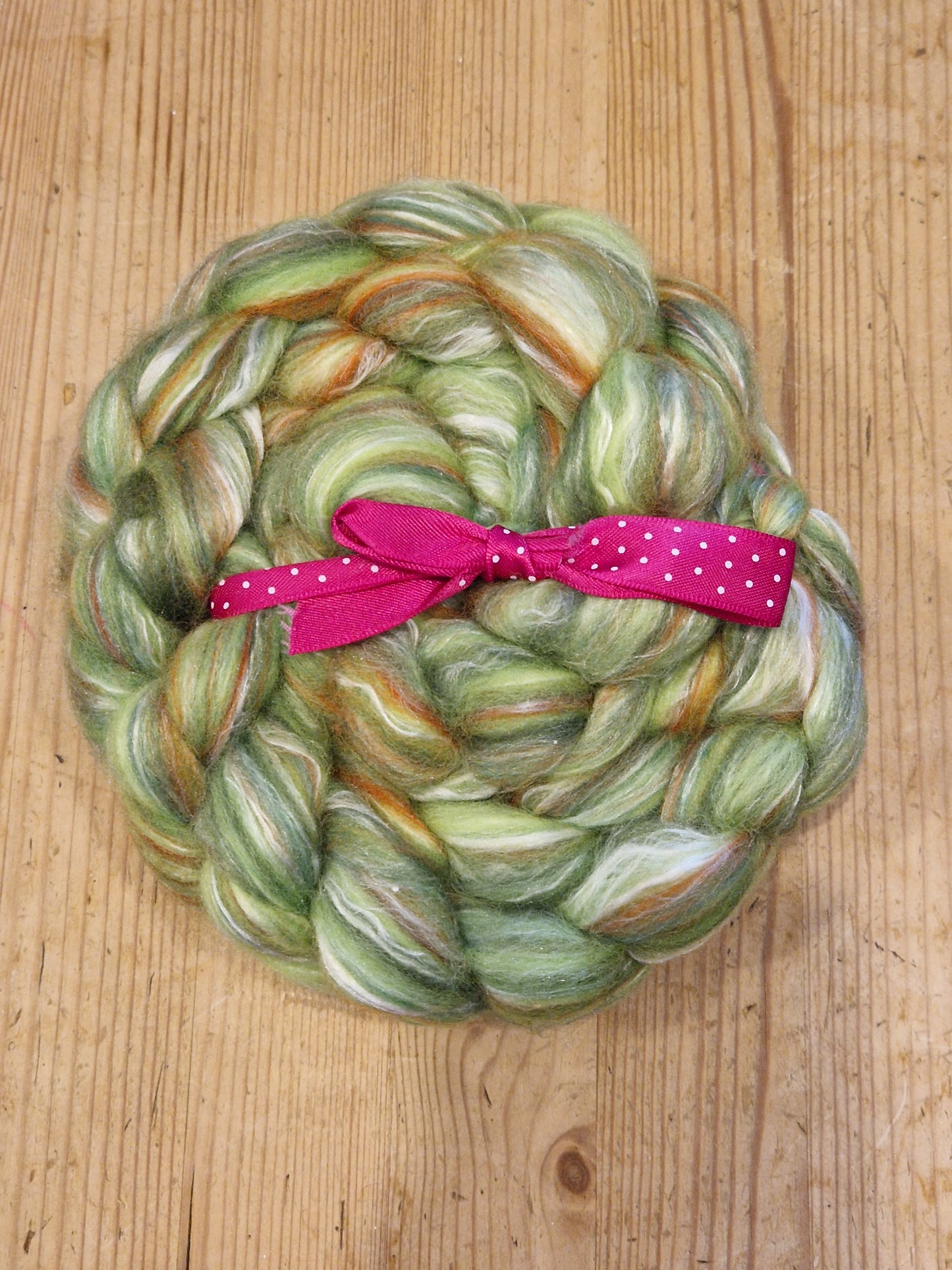 Ashford Merino and Mulberry Silk Fibre 100g