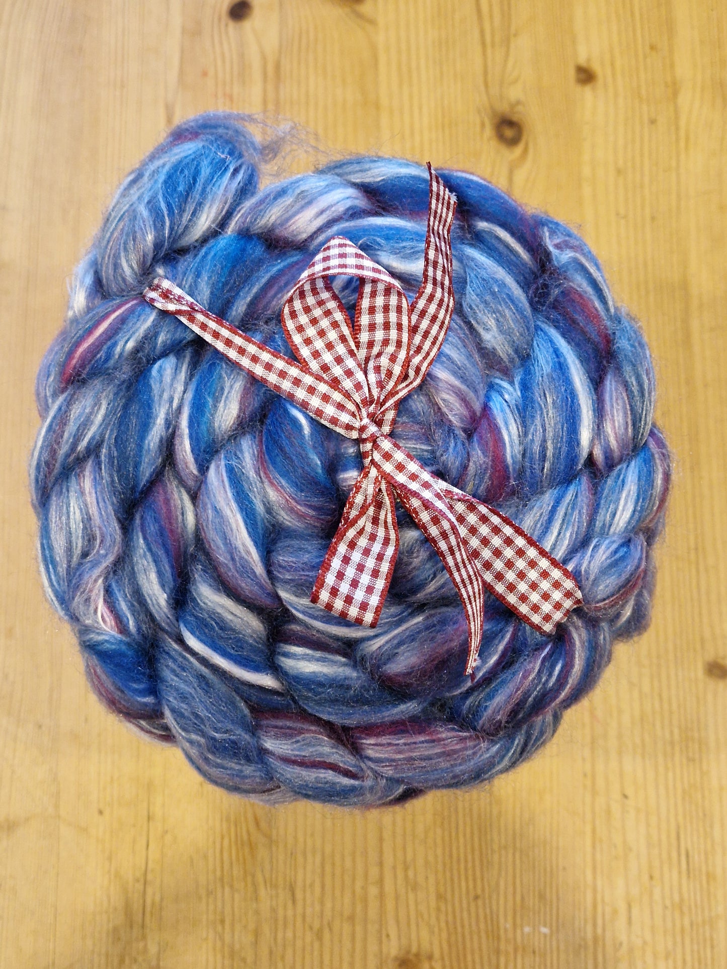 Ashford Merino and Mulberry Silk Fibre 100g