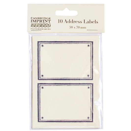 Packet of 10 Large Self-Adhesive Labels